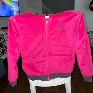 Girls The North Face Reversible Swacket, sz Large